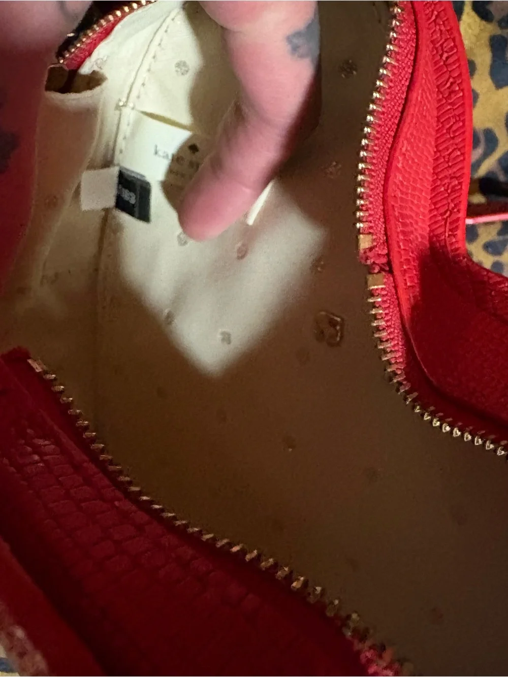 kate spade “secret admirer” Red Heart-Shaped Crossbody Bag